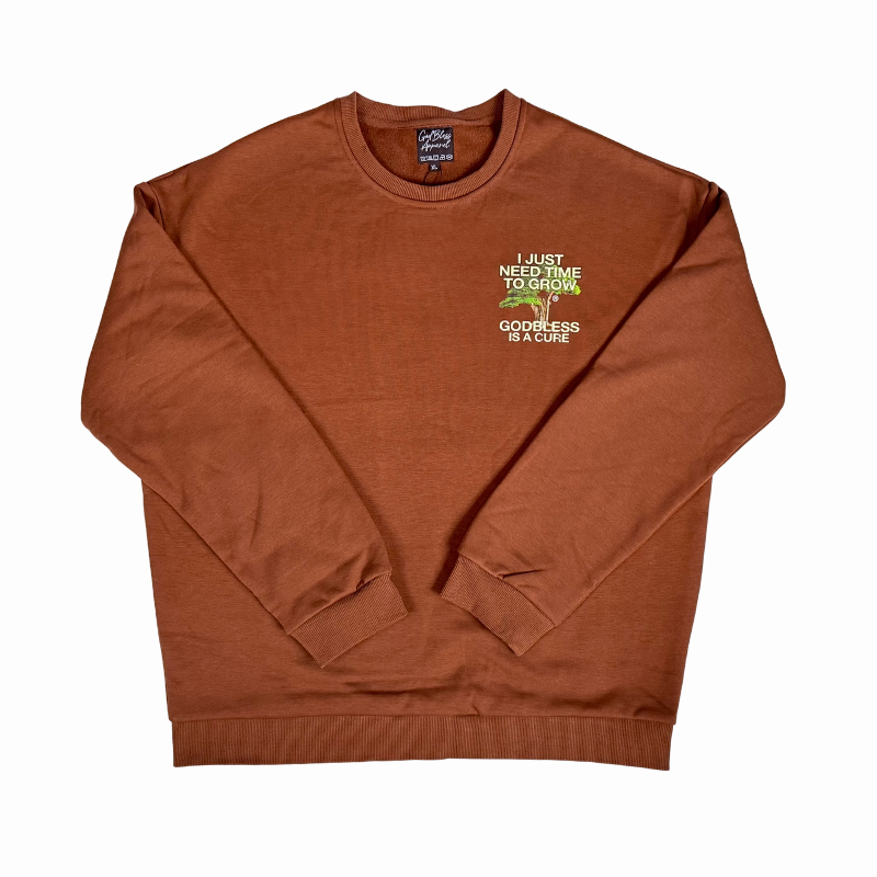 Adults Sweatshirt "Brown"