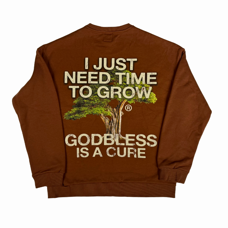 Adults Sweatshirt "Brown"